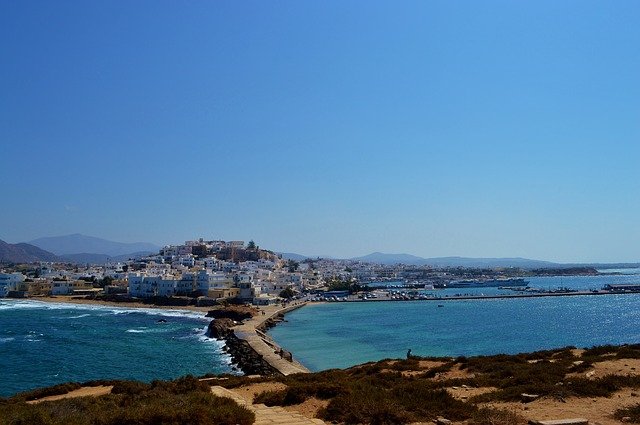 village Naxos en Grèce