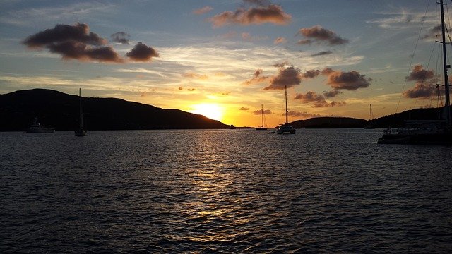 sunset bvi