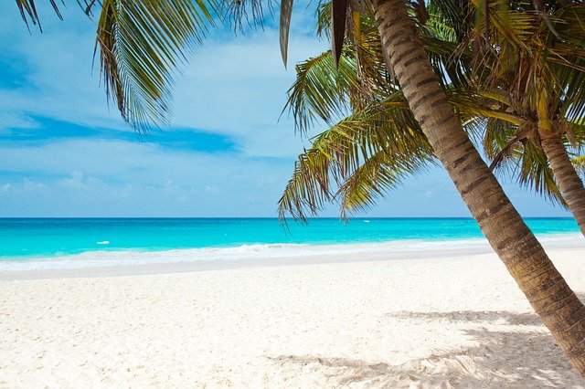 plage dans les caraïbes