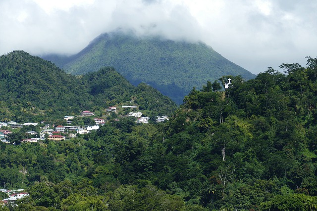 la Dominique dans les caraïbes