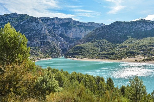 Verdon lac de Saint Croix