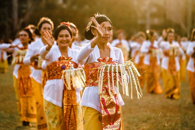 paysans à Bali