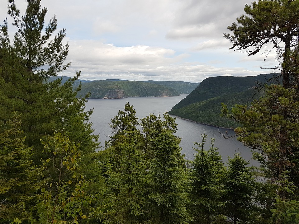 Fjord au Canada