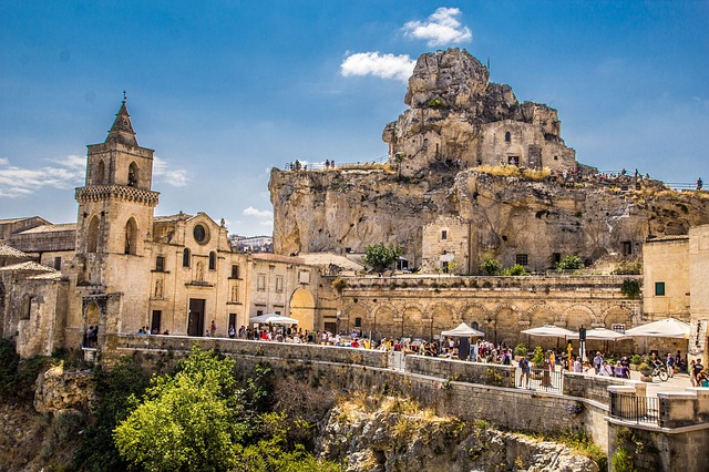 ville de Matera en Italie