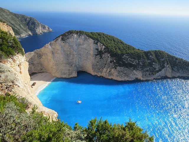 paysage et plage en grèces