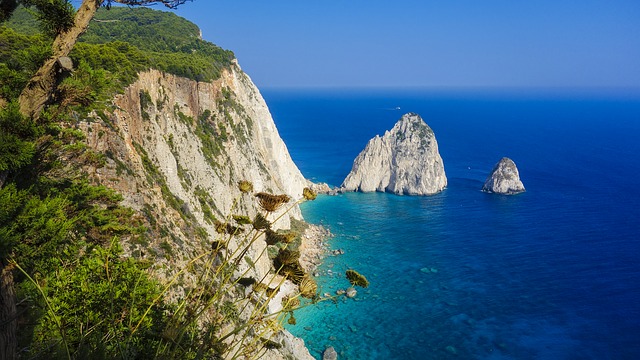 Paysage de Crète en Grèce