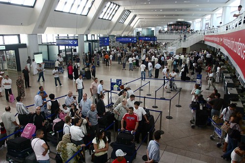 grève aéroport photo